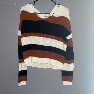 Crossbacked fall sweater